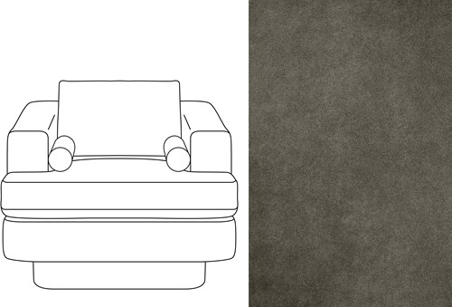 Haus 1 Seater Velour 072