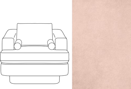 Haus 1 Seater Velour 081