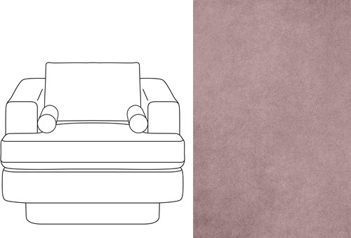 Haus 1 Seater Velour 082