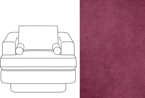 Haus 1 Seater Velour 083