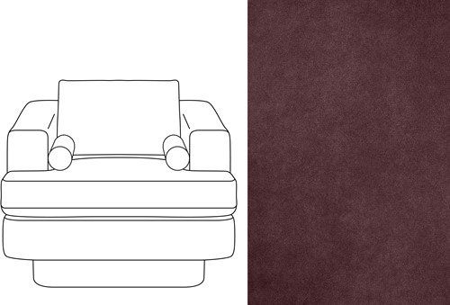 Haus 1 Seater Velour 094