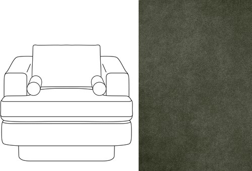 Haus 1 Seater Velour 095