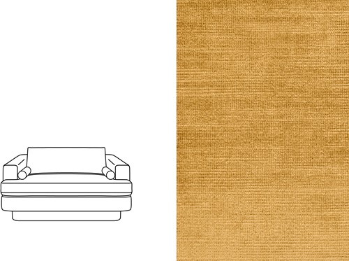 Haus 2 Seater Avignon Golden Sand (440)