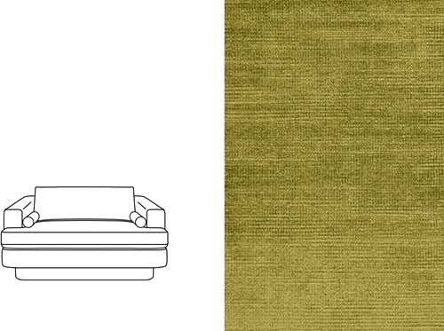 Haus 2 Seater Avignon Moss (330)