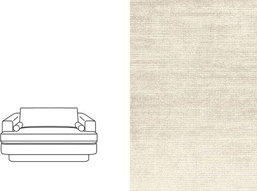 Haus 2 Seater Avignon Pearl (736)