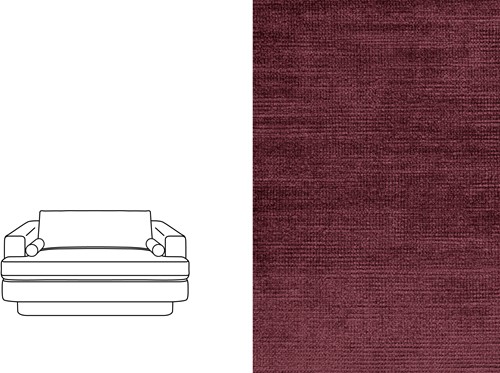 Haus 2 Seater Avignon Purple Plum (870)