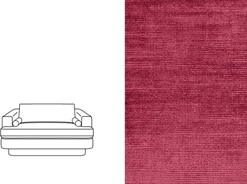 Haus 2 Seater Avignon Ruby (840)