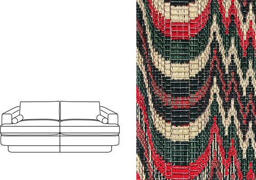 Haus 3 Seater FlimFlam 001
