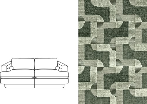 Haus 3 Seater Mosaik 002