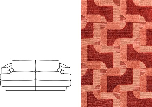 Haus 3 Seater Mosaik 004