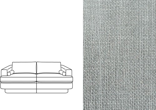 Haus 3 Seater Paco Acier