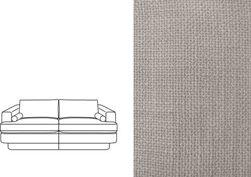 Haus 3 Seater Paco Tourterelle