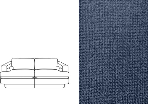 Haus 3 Seater Paco Blue Iris