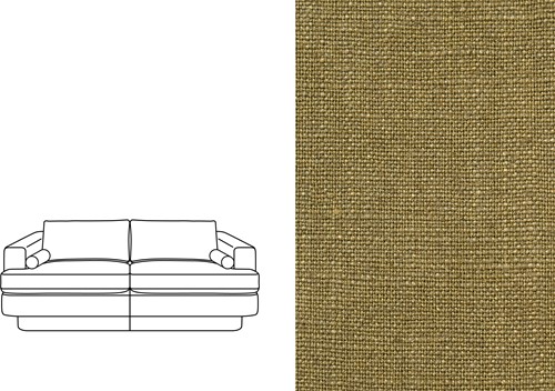 Haus 3 Seater Rave Military Olive (302)