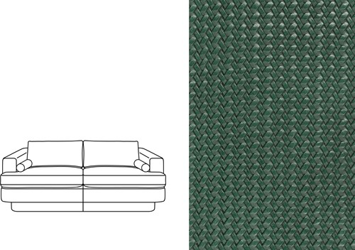 Haus 3 Seater Wicker 06