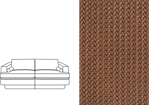 Haus 3 Seater Wicker 09