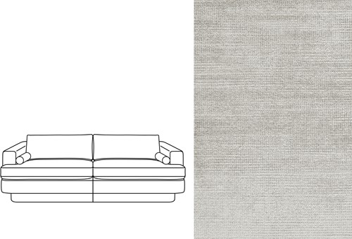 Haus 4 Seater Avignon Artic Silver (615)