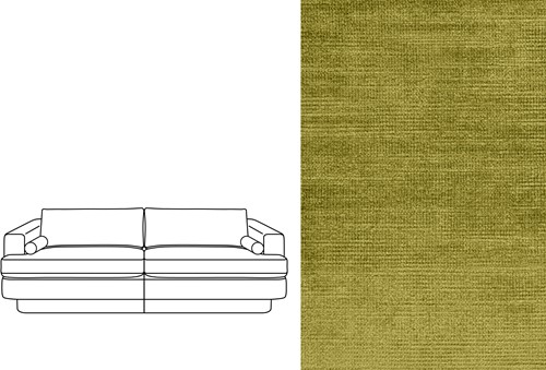 Haus 4 Seater Avignon Moss (330)