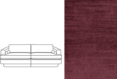 Haus 4 Seater Avignon Purple Plum (870)