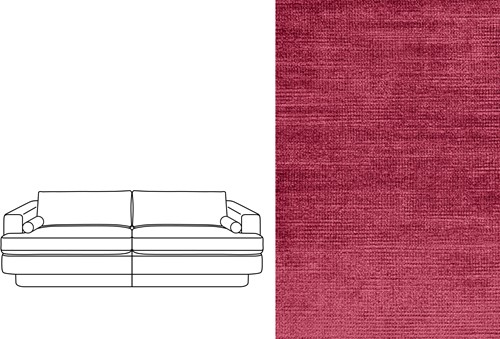 Haus 4 Seater Avignon Ruby (840)