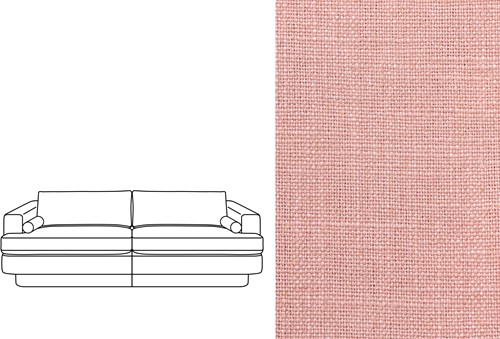 Haus 4 Seater Rave Ash Rose (802)