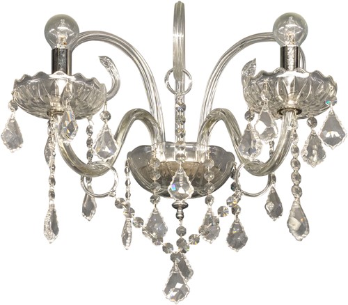 Hollywood Wall Lamp 2L Nickel *