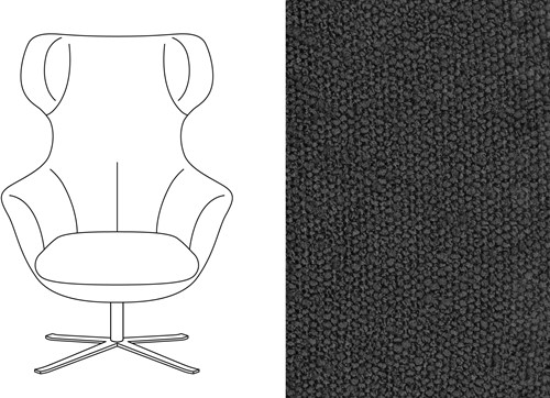 Hopper Swivel Chair Trondheim 806