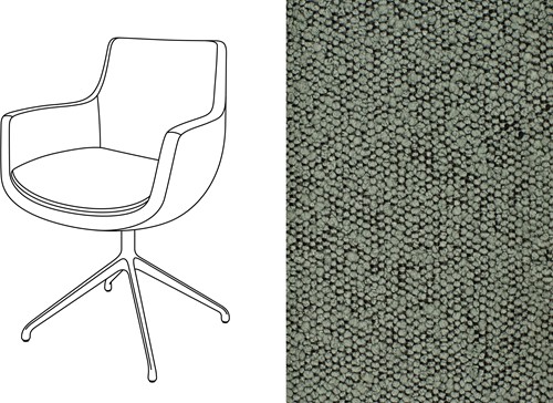 Hoxton Dining Chair with G14 legs Trondheim 505