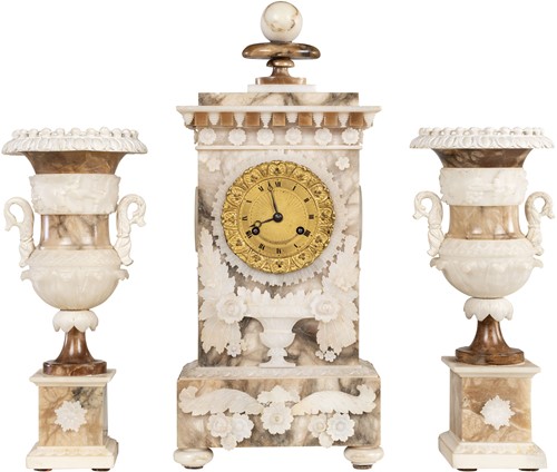 Marble Pendules set of 3