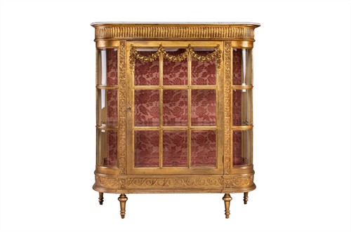 Louis XVI Gold Vitrine