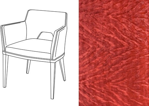 Jasper Armchair Folie Douce 70