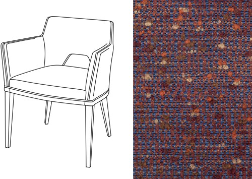 Jasper Armchair Nymphea 55