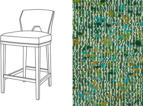Jasper Low Bar Chair Nymphea 74