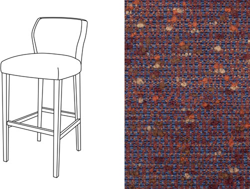 Jasy Bar Chair Nymphea 55