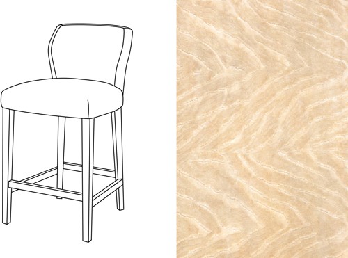 Jasy Low Bar Chair Folie Douce 72
