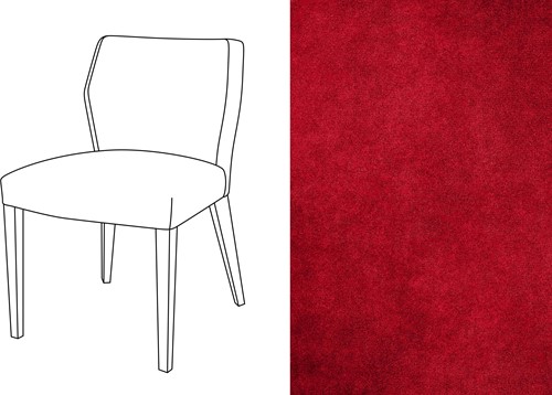 Jasy Dining Chair Velour 001