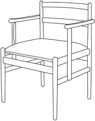Leaf 01 CB Armchair Natural