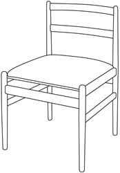 Leaf 01 Dining Chair Natural