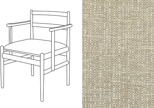 Leaf 01 CB Armchair Havana PRO-17