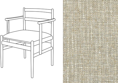 Leaf 01 CB Armchair Havana PRO-22