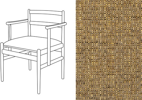 Leaf 01 CB Armchair Havana PRO-9