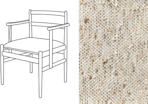 Leaf 01 CB Armchair Magnus Sable