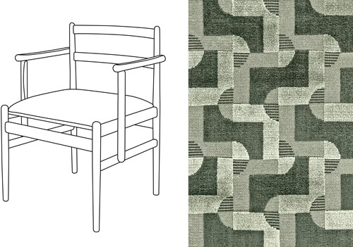 Leaf 01 CB Armchair Mosaik 002