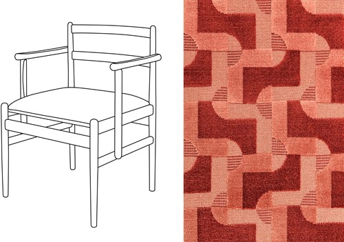 Leaf 01 CB Armchair Mosaik 004