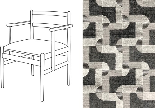 Leaf 01 CB Armchair Mosaik 009