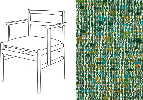 Leaf 01 CB Armchair Nymphea 74