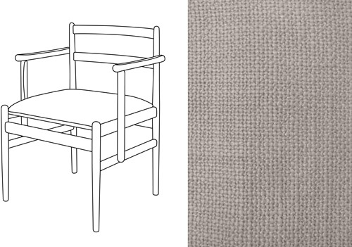 Leaf 01 CB Armchair Paco Tourterelle
