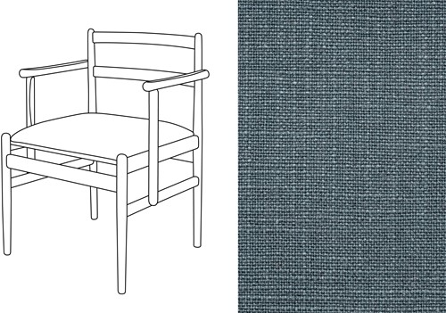 Leaf 01 CB Armchair Rave Blue Nights (285)