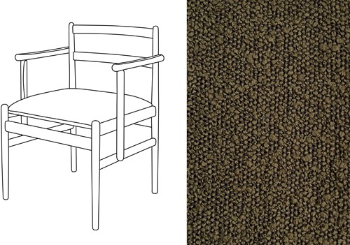 Leaf 01 CB Armchair Trondheim 500