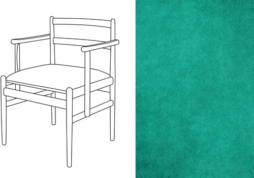 Leaf 01 CB Armchair Velour 006